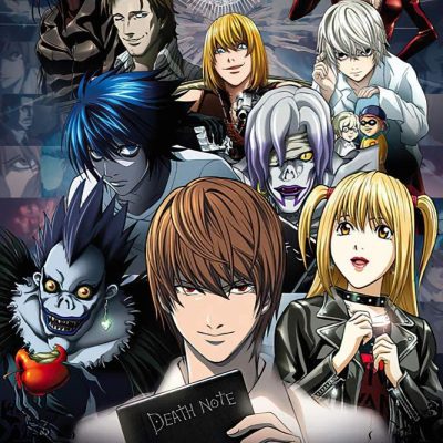 Death Note - Manga_Anime TV Show Poster_Print (Character Collage) (Size 24_ x 36_)